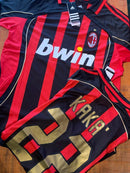 Camiseta Milan Retrô I 06/07 Torcedor Adidas Masculina - Vermelha