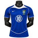Camiseta Brasil Ronaldinho Retrô II 06 Jogador Nike Masculina - Azul