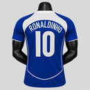 Camiseta Brasil Ronaldinho Retrô II 06 Jogador Nike Masculina - Azul
